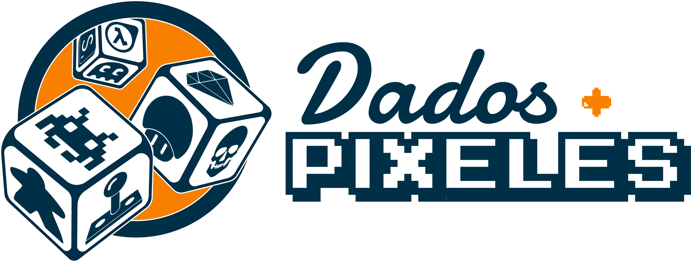 Logo de la web Dados y pixeles